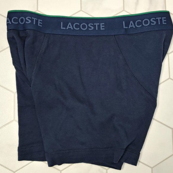 Excellent Used Condition Men's Lacoste Boxer Brief Blue Size Medium - Picture 6 of 13